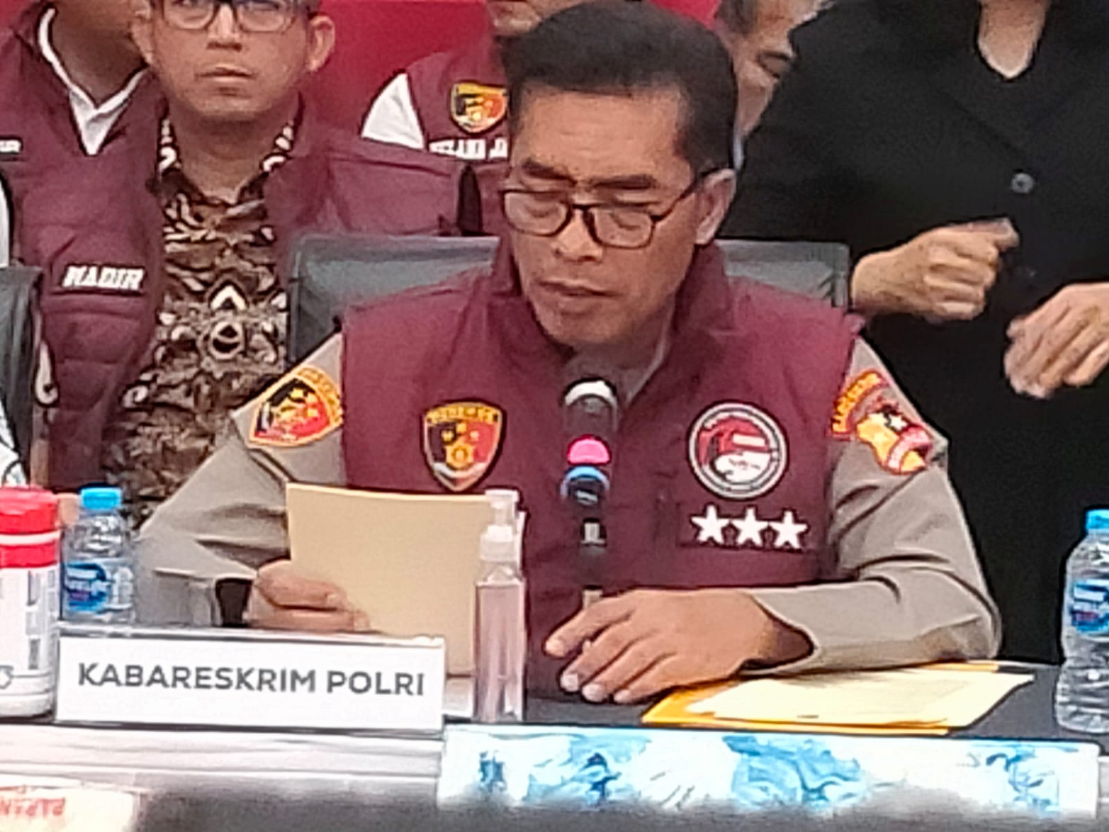 Kabareskrim Komjen Pol. Wahyu widada;Bareskrim Berhasil Bongkar 80 Kasus Narkoba, Sita Lebih dari 1 Ton Sabu dalam Operasi Jaringan Internasional