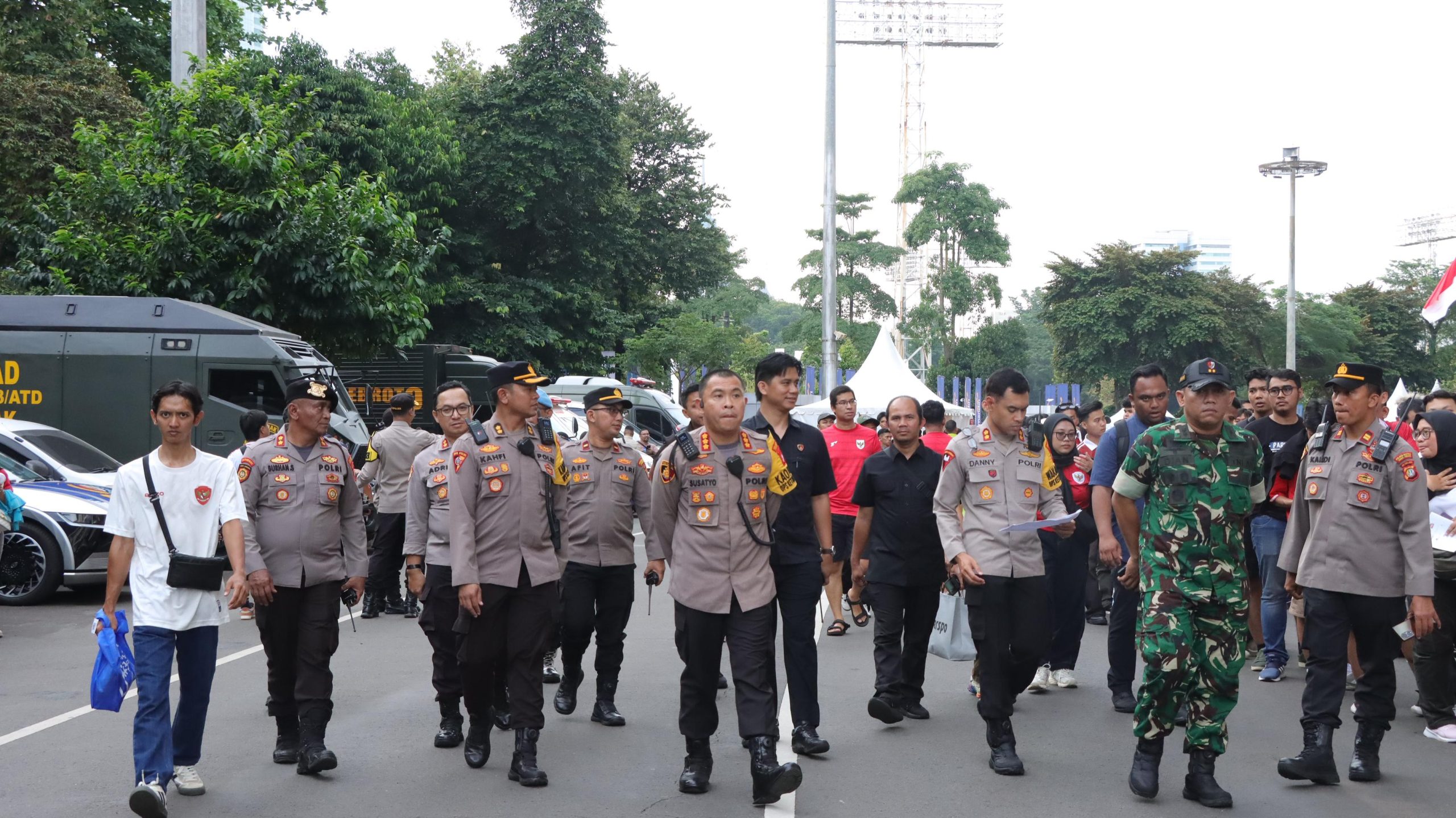 Jelang Indonesia vs Bahrain: Ribuan Personel Disiagakan, Suporter Diminta Tertib