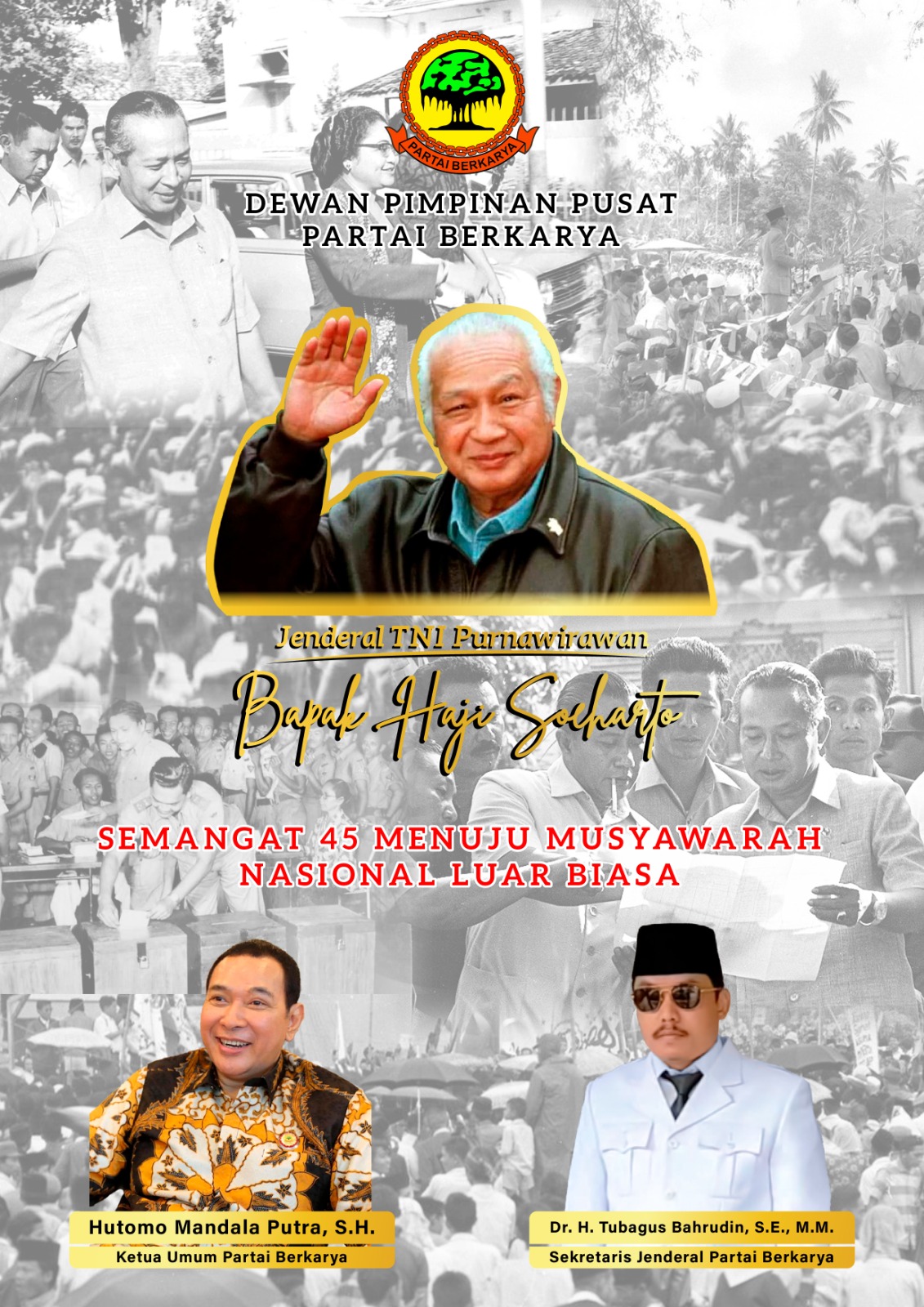 Partai Berkarya Gaungkan Semangat 45 Menuju Musyawarah Nasional Luar Biasa