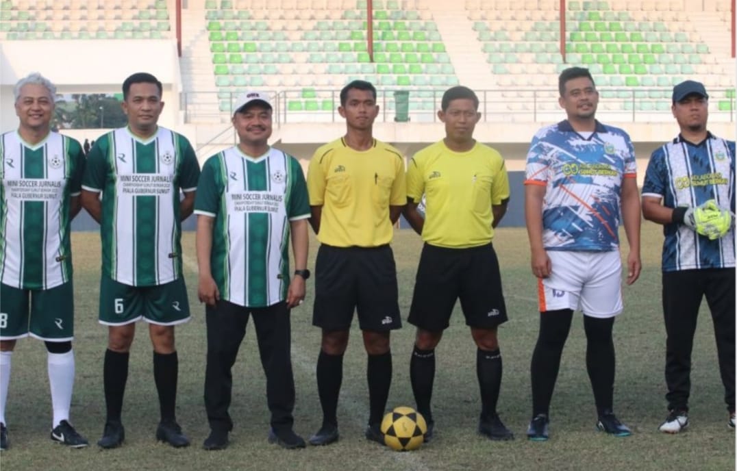 Buka Kejuaraan Mini Soccer Jurnalis Championship , Bobby Nasution Harap Lebih Dari Sekedar Kompetisi