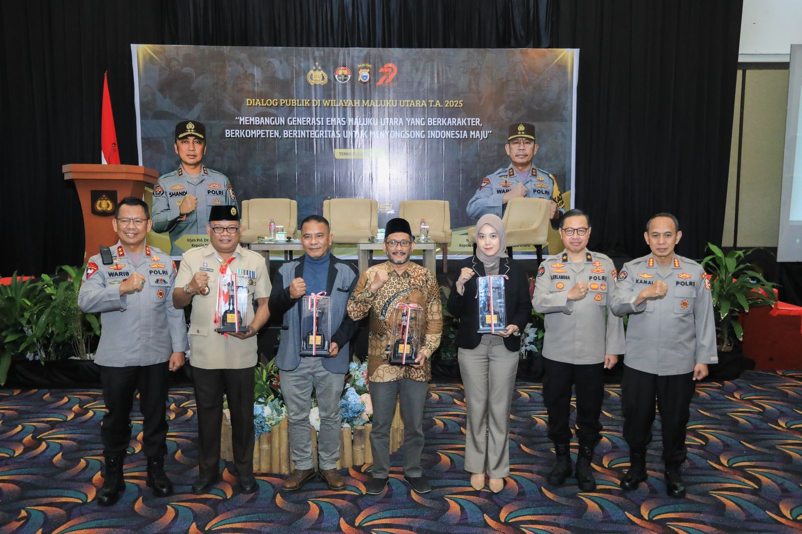 Gelar Dialog Publik di Malut, Divhumas Polri Gaungkan Semangat Generasi Berkarakter dan Berintegritas