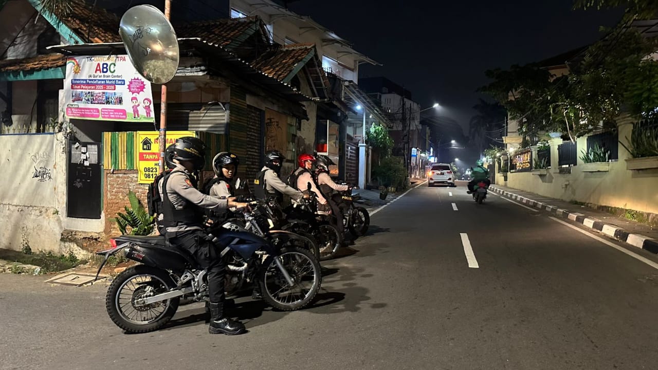 Patroli Presisi Polres Jaksel Gagalkan Tawuran, Enam Pemuda Diamankan