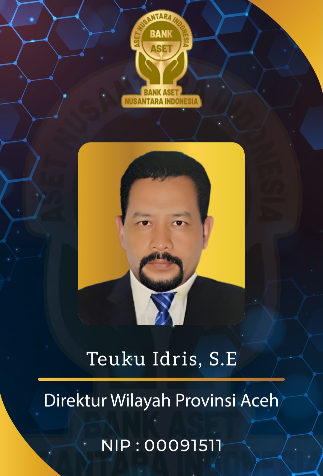 Bank Aset Nusantara Tunjuk Teuku Idris SE sebagai Direktur Wilayah Aceh