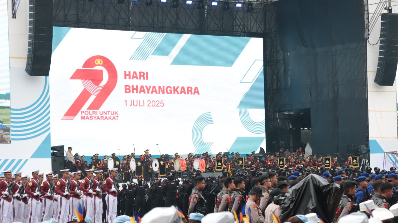 5.888 Personel Gabungan Amankan HUT Bhayangkara ke-79 di Monas, Presiden Prabowo Dijadwalkan Hadir